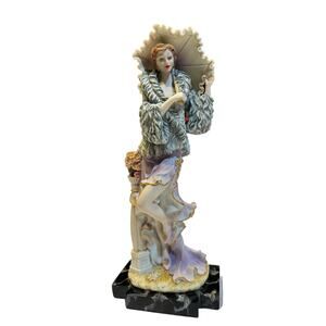 Germany Dancing Flapper
Ceramic Dancer Figurine 8729 Art
Deco Carl Scheidig Vtg